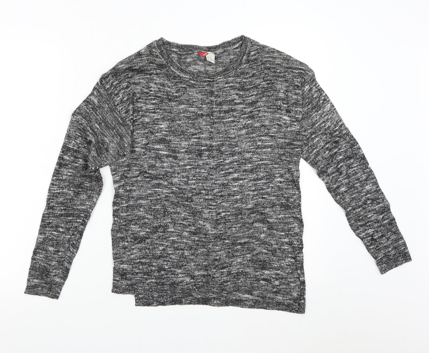 H&M Womens Grey  Knit Pullover Jumper Size XS