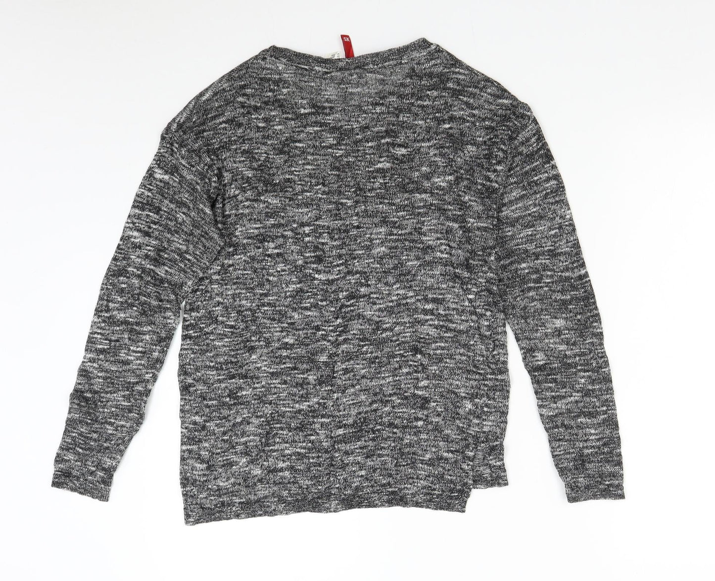 H&M Womens Grey  Knit Pullover Jumper Size XS