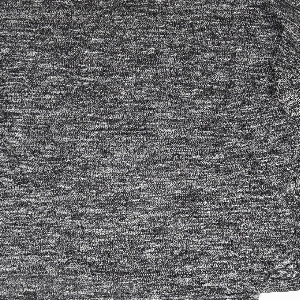 H&M Womens Grey  Knit Pullover Jumper Size M