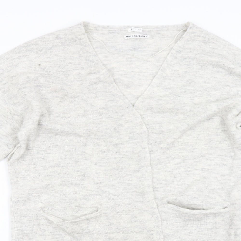 Oysho Womens Grey   Cardigan Jumper Size M