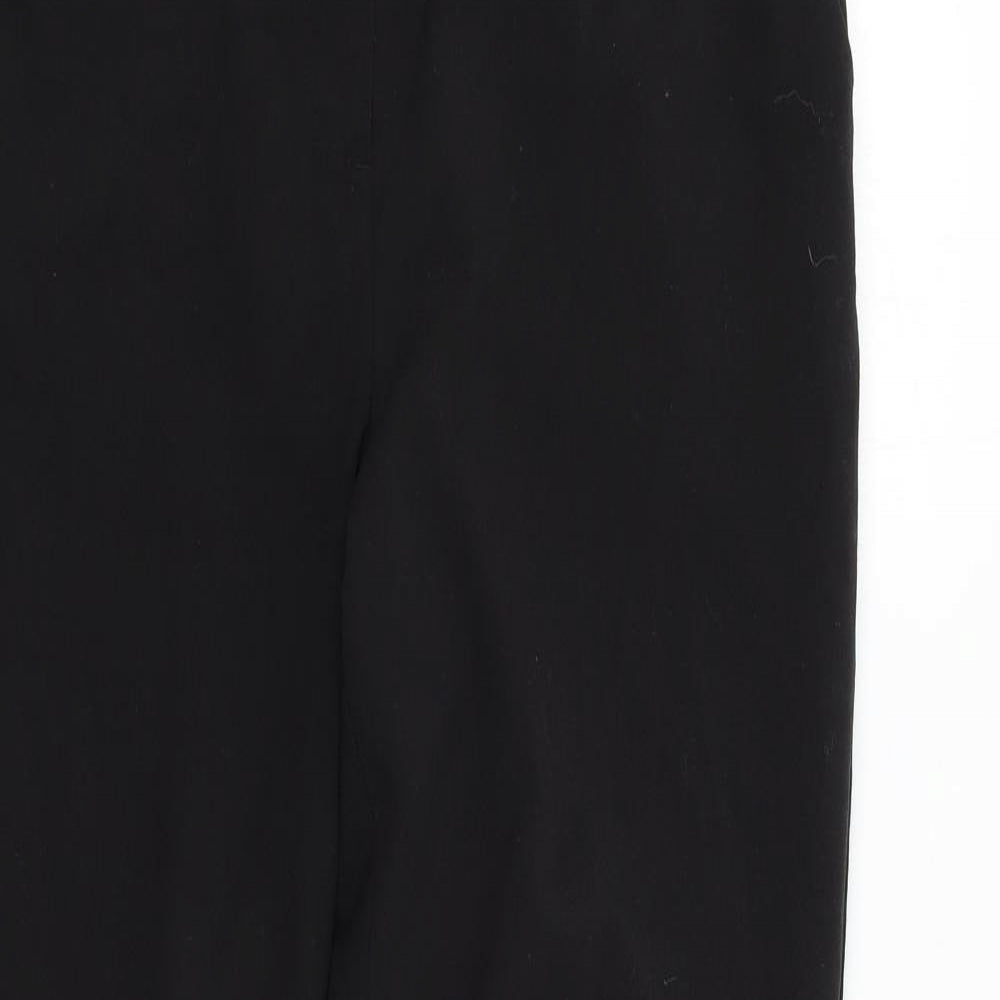 Papaya Womens Black   Trousers  Size 10 L30 in