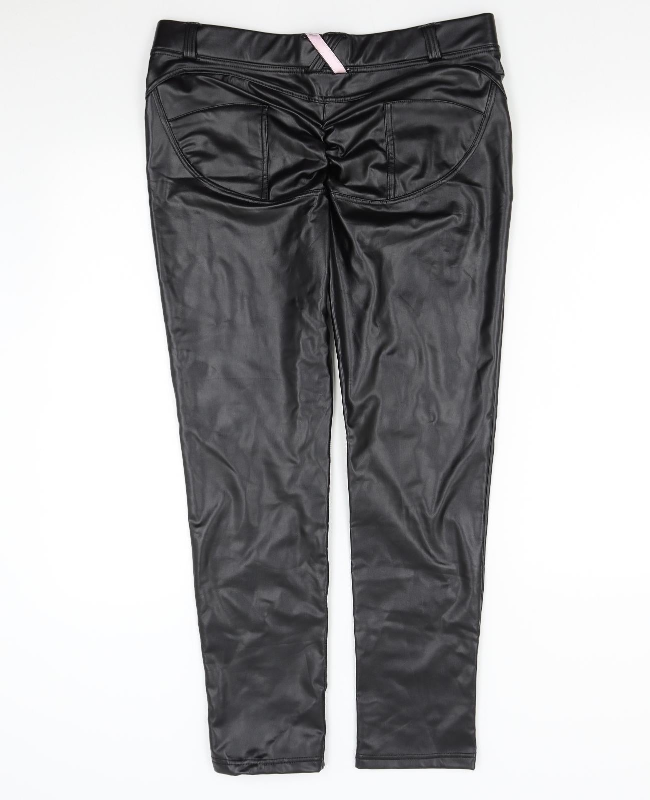 Preworn Womens Black   Trousers  Size 10 L27 in