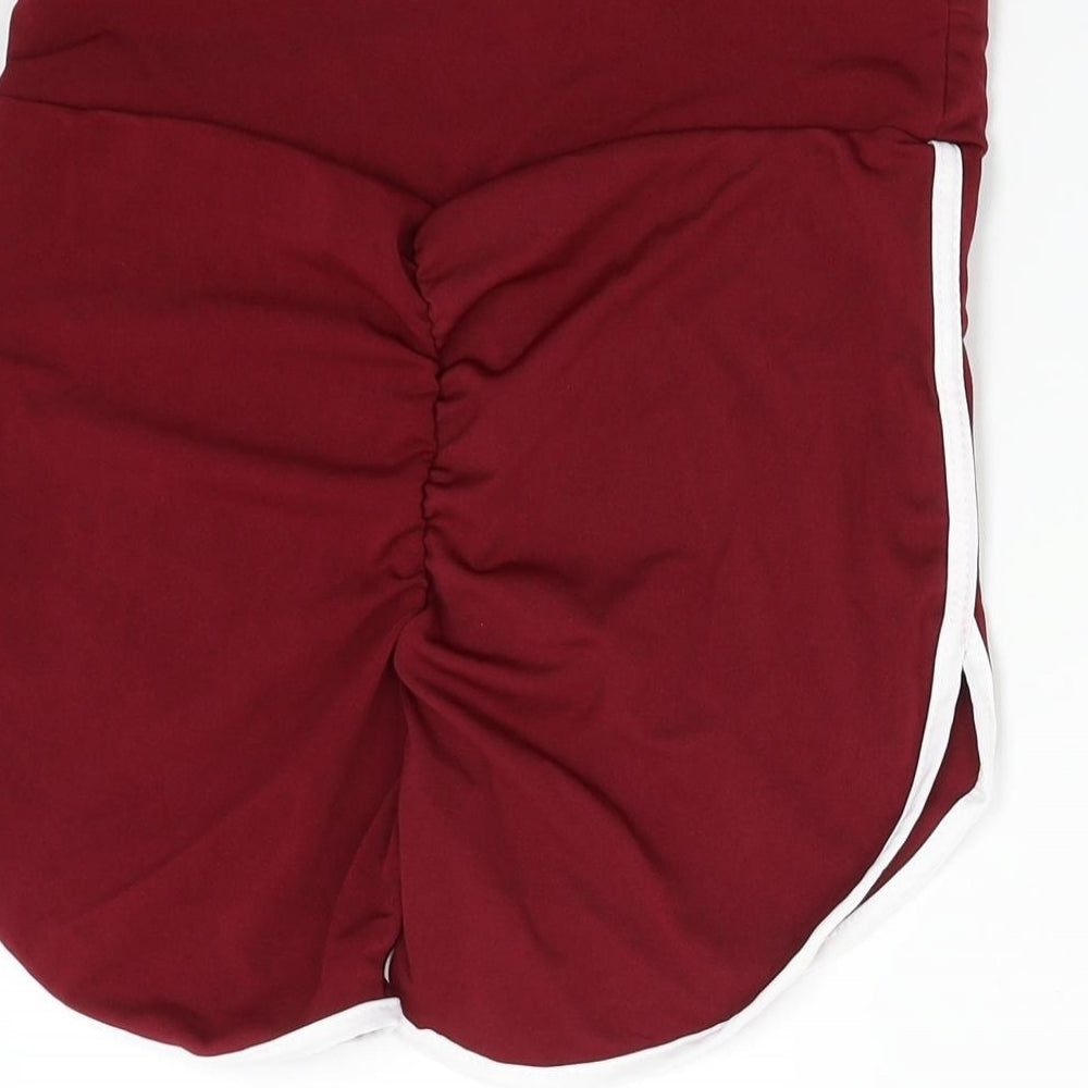 Preworn Womens Red   Hot Pants Shorts Size 28