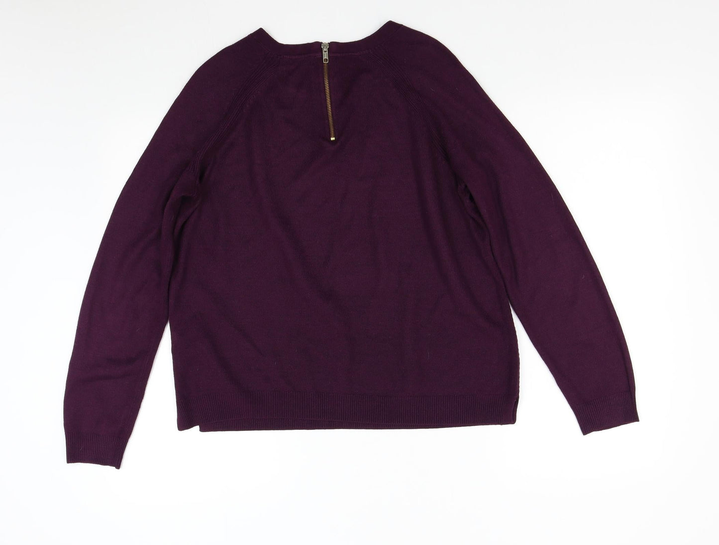 Per Una Womens Purple   Pullover Jumper Size 12