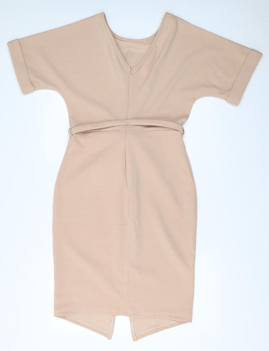 Collection London Womens Beige   Bodycon  Size 10