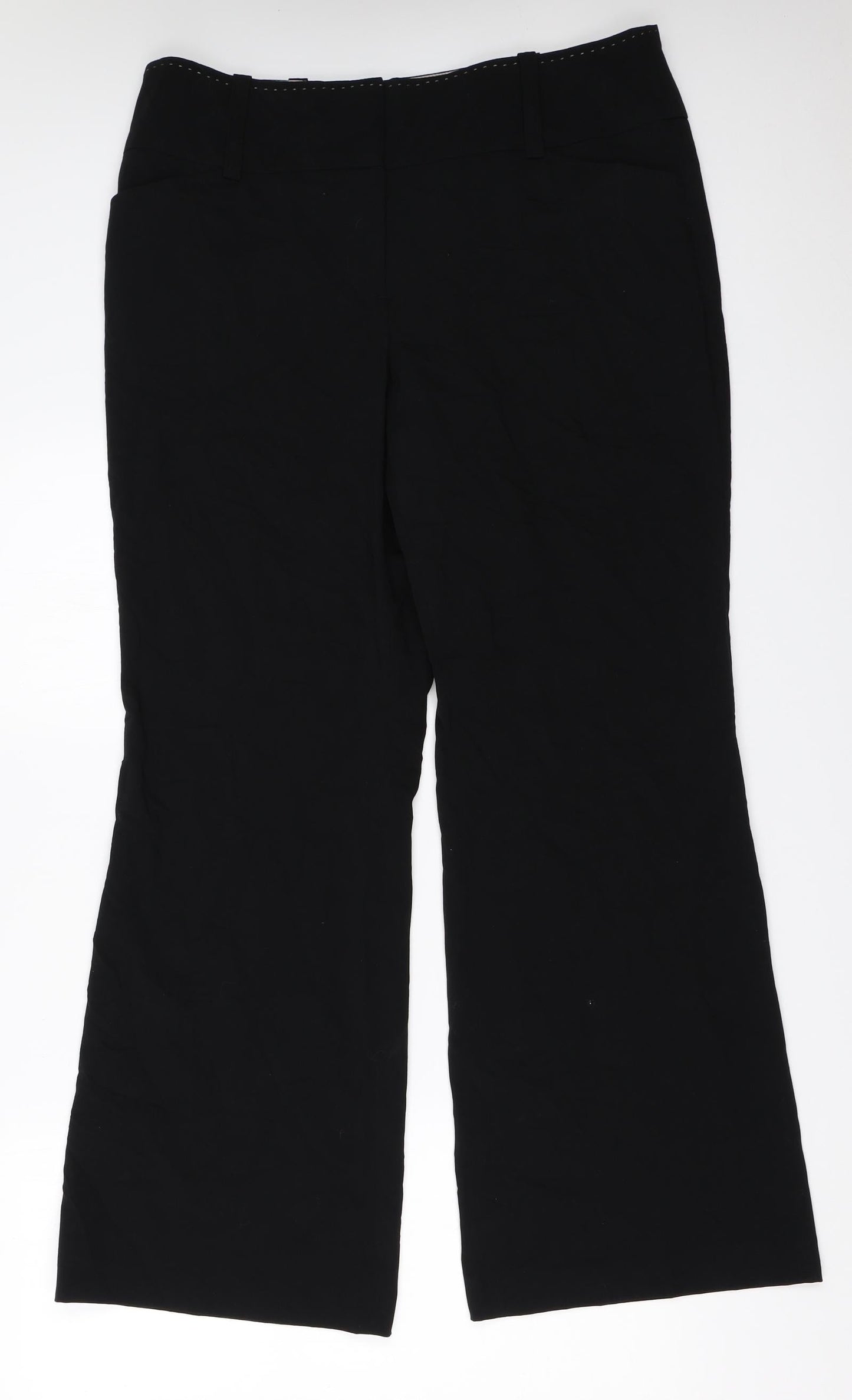 NEXT Womens Black   Trousers  Size 14 L30 in