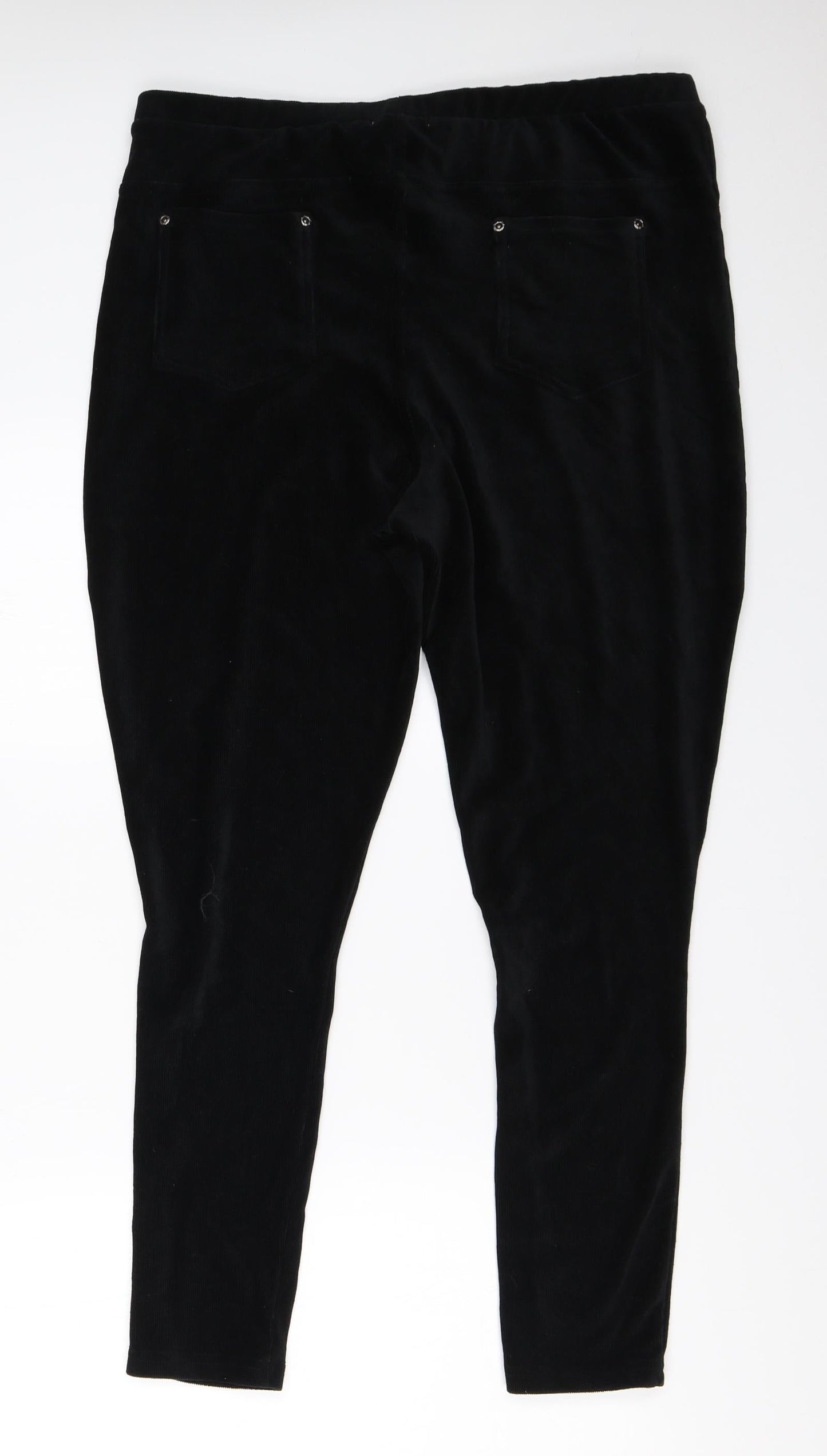 Preworn Womens Black   Capri Trousers Size L L27 in
