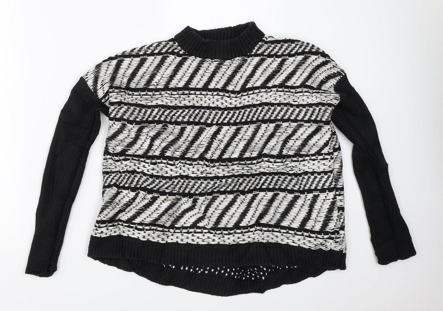 Label Lab Womens Black   Pullover Jumper Size 8