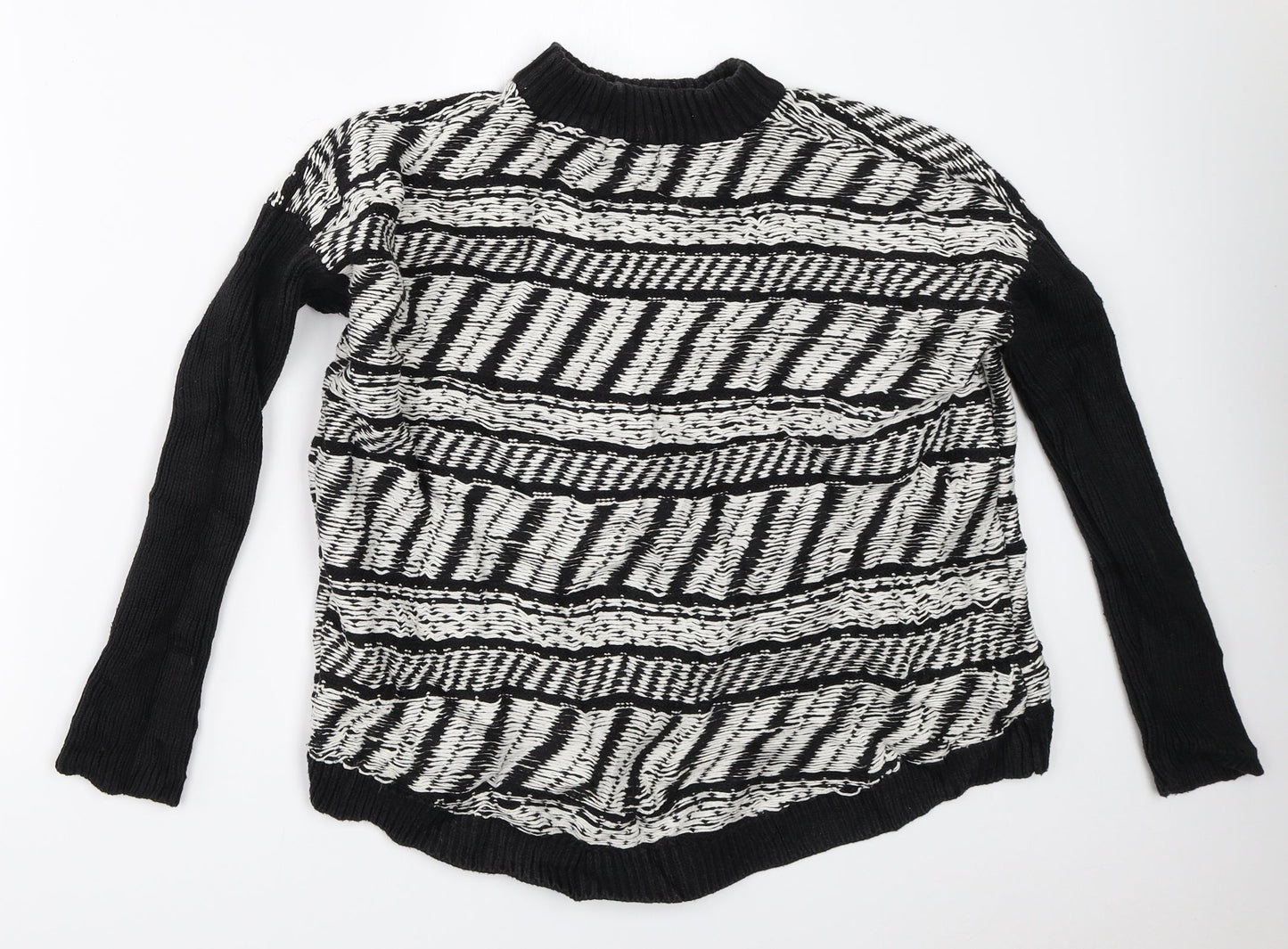 Label Lab Womens Black   Pullover Jumper Size 8