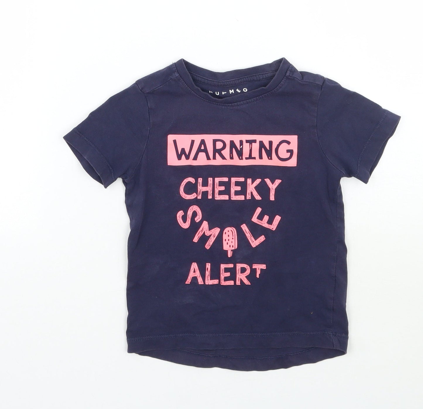 Nutmeg Girls Purple   Basic T-Shirt Size 2 Years