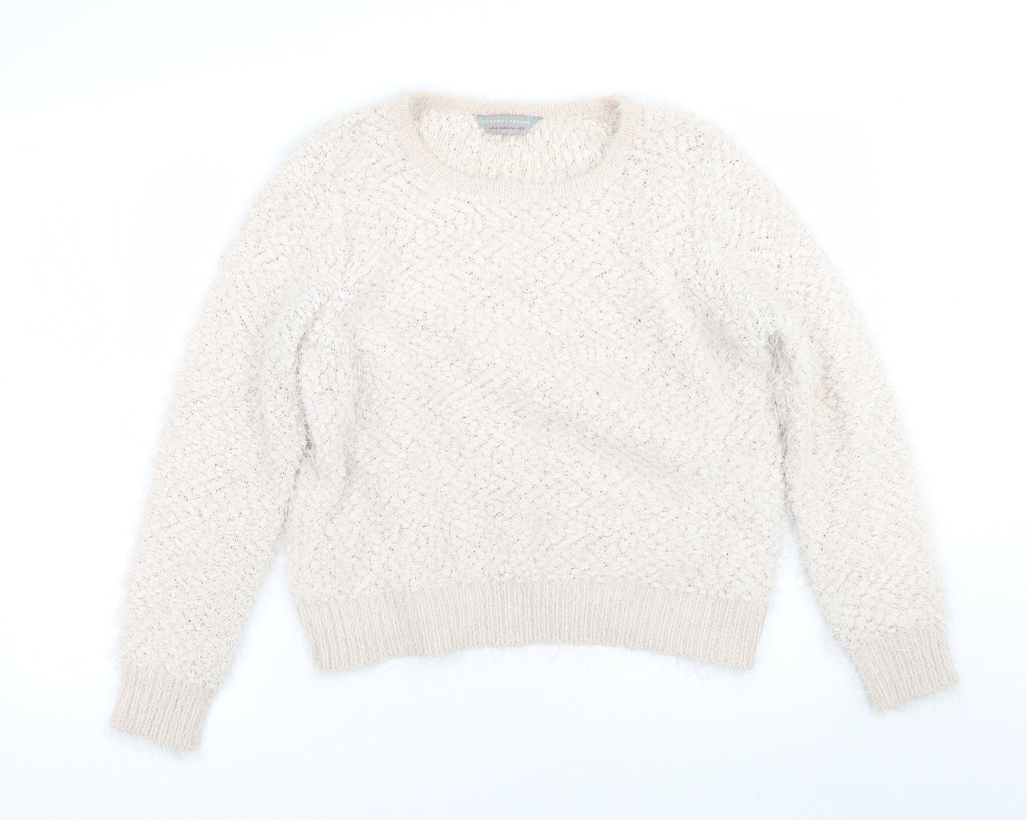 Dorothy Perkins Womens Beige   Pullover Jumper Size 16
