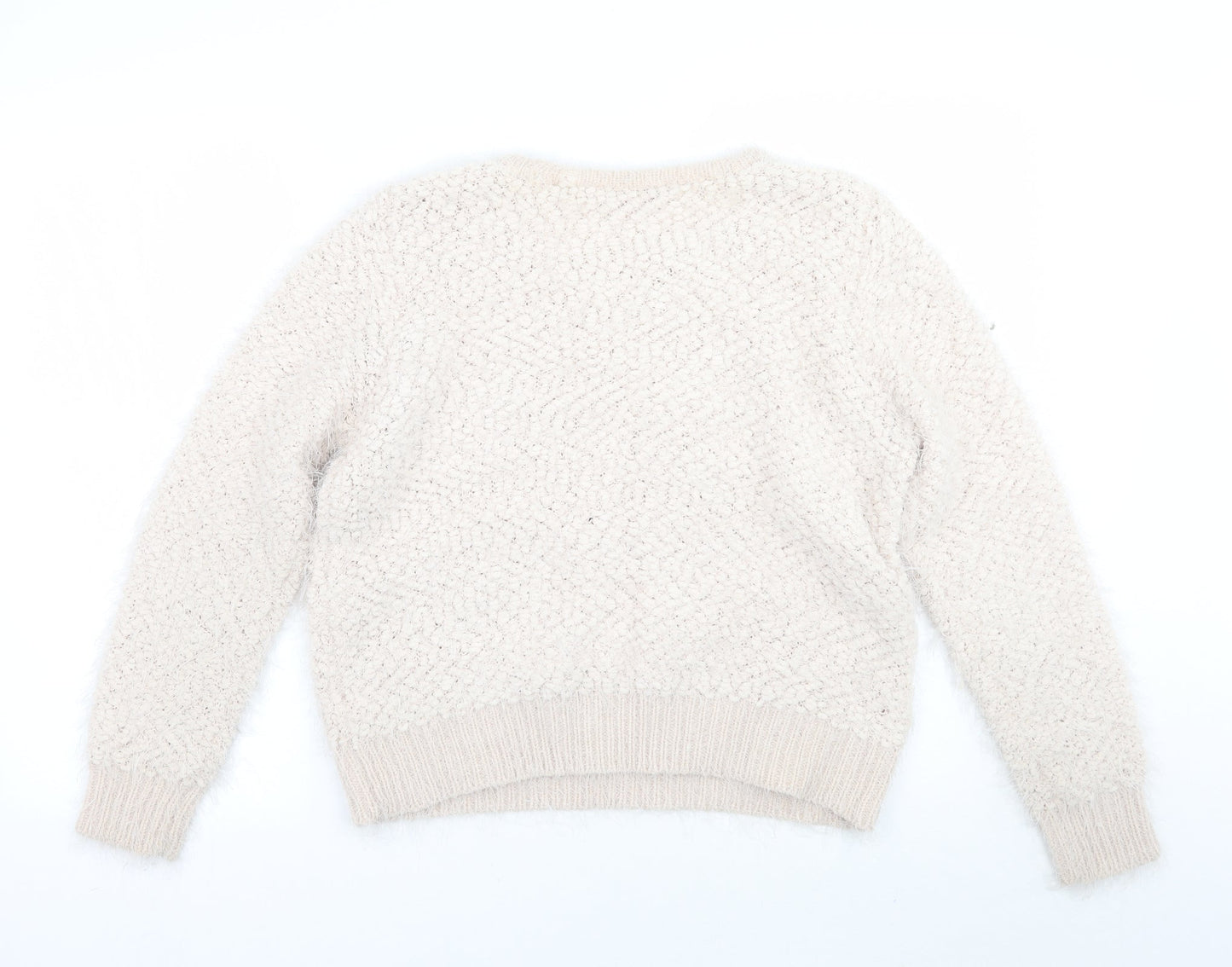 Dorothy Perkins Womens Beige   Pullover Jumper Size 16