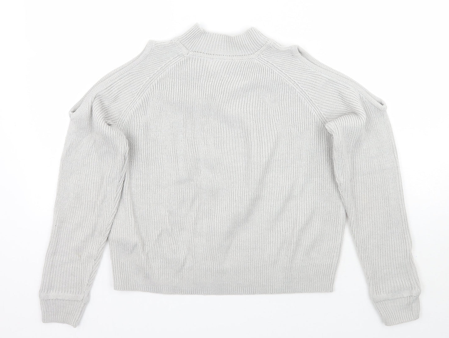 H&M Womens Grey   Pullover Jumper Size XS