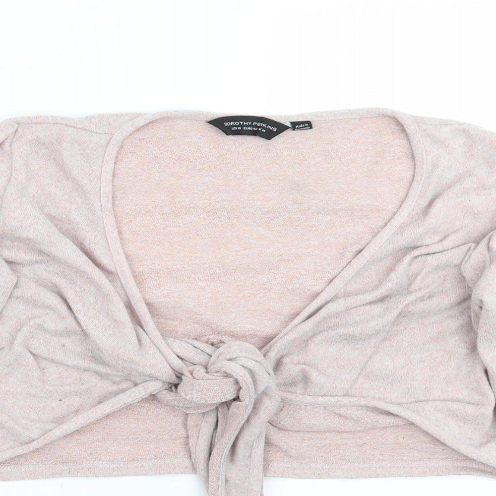 Dorothy Perkins Womens Purple   Cardigan Jumper Size 14