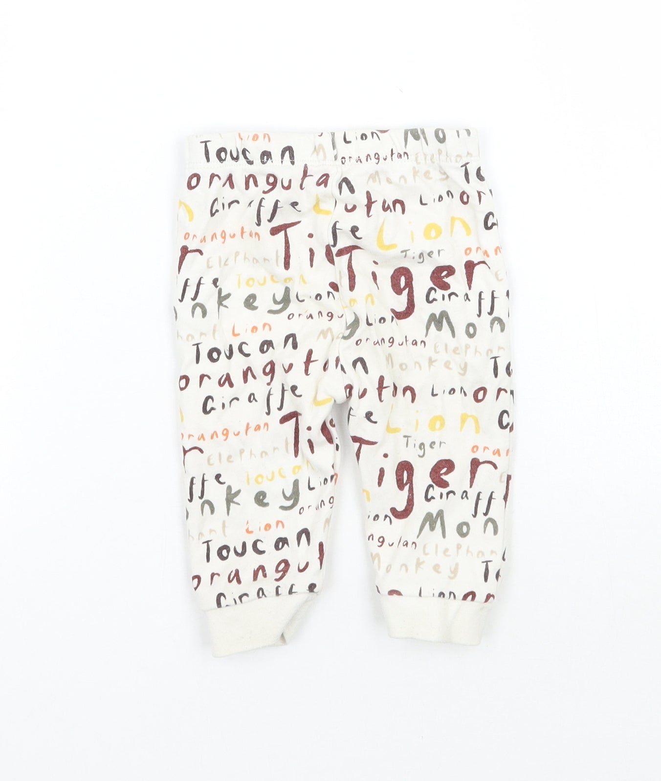 George Baby Ivory   Sweatpants Trousers Size 3-6 Months