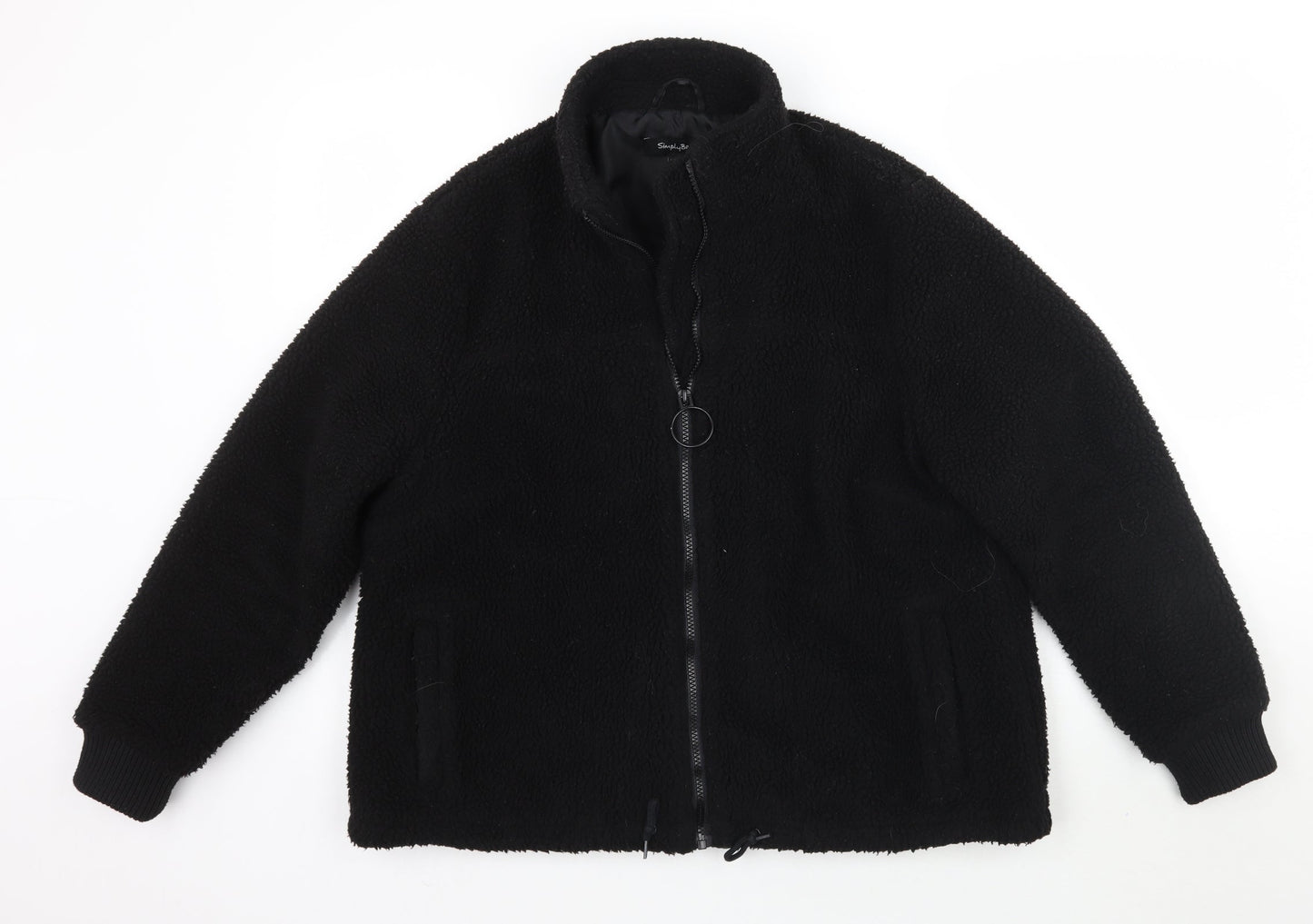Simply Be Womens Black   Jacket Coat Size L