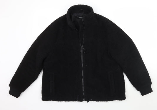 Simply Be Womens Black   Jacket Coat Size L