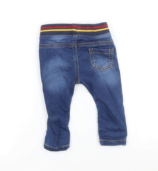 Nutmeg Boys Blue   Capri Jeans Size 3-6 Months