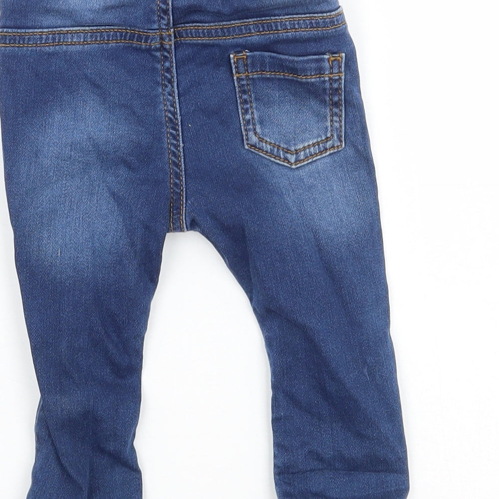 Nutmeg Boys Blue   Capri Jeans Size 3-6 Months