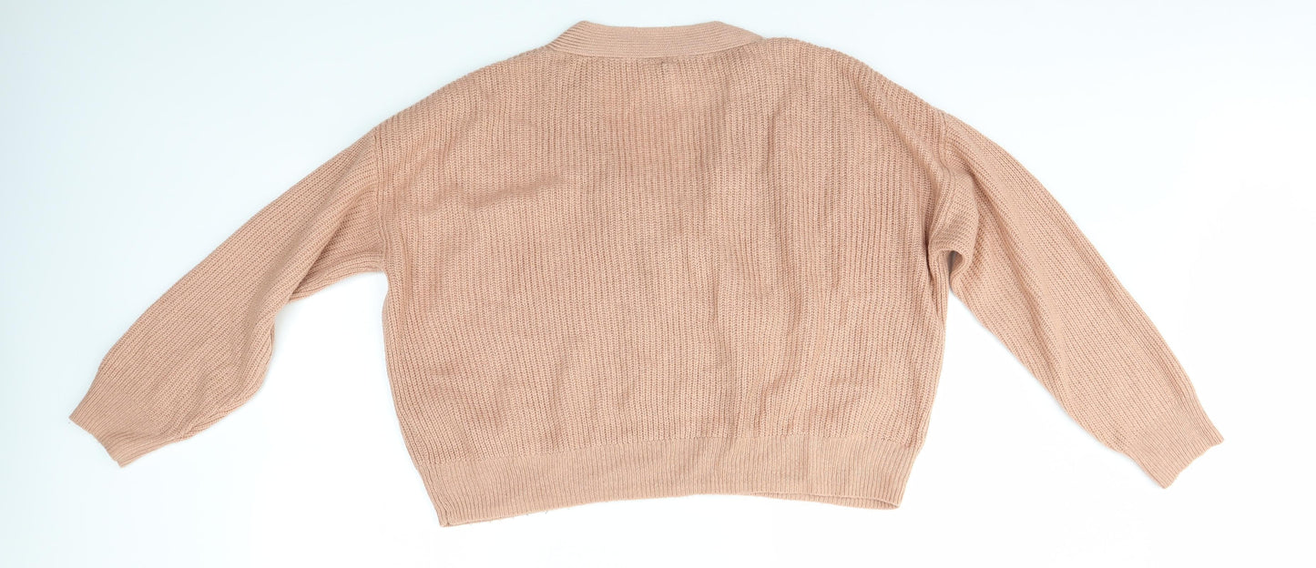 H&M Womens Pink   Pullover Jumper Size M