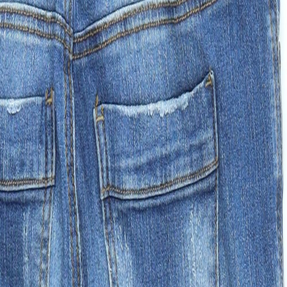 FOREVER 21 Womens Blue   Dungaree One-Piece Size S