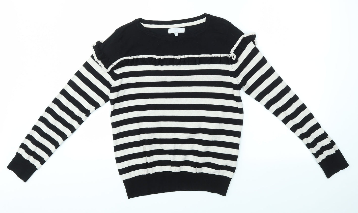 REDHERRING Womens Multicoloured Striped  Pullover Jumper Size 12