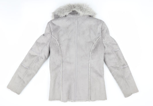 Florence and Fred Womens Grey   Overcoat Coat