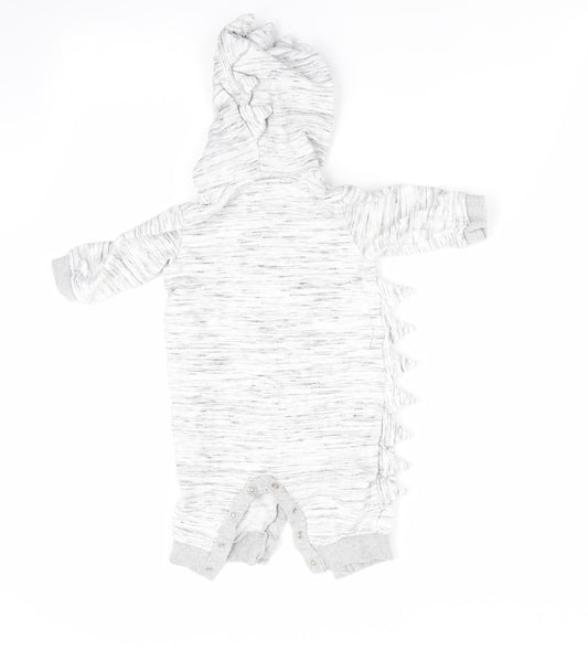 NEXT Boys Grey Animal Print  Romper One-Piece Size 3-6 Months