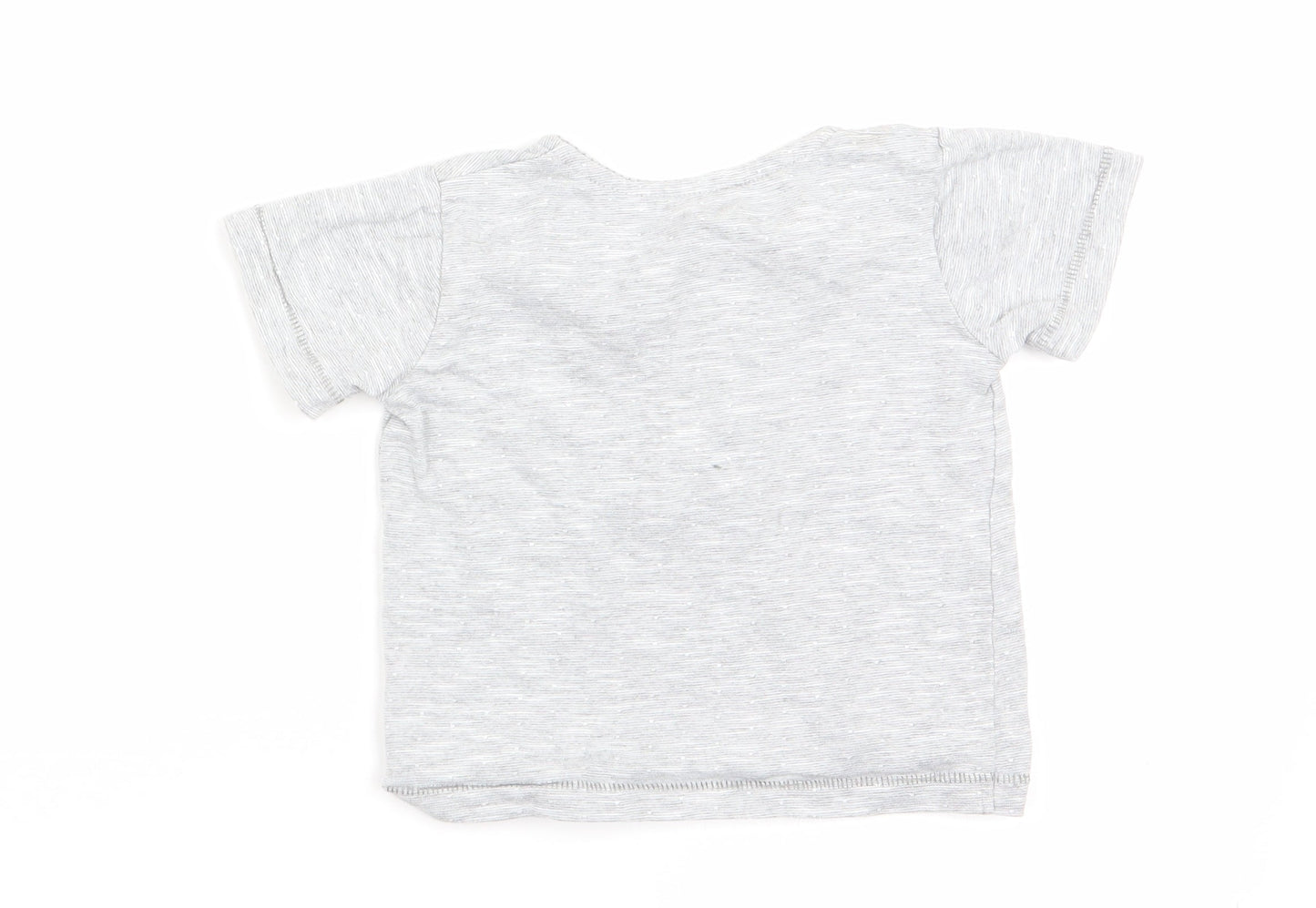 George Boys Grey   Basic T-Shirt Size 0-3 Months