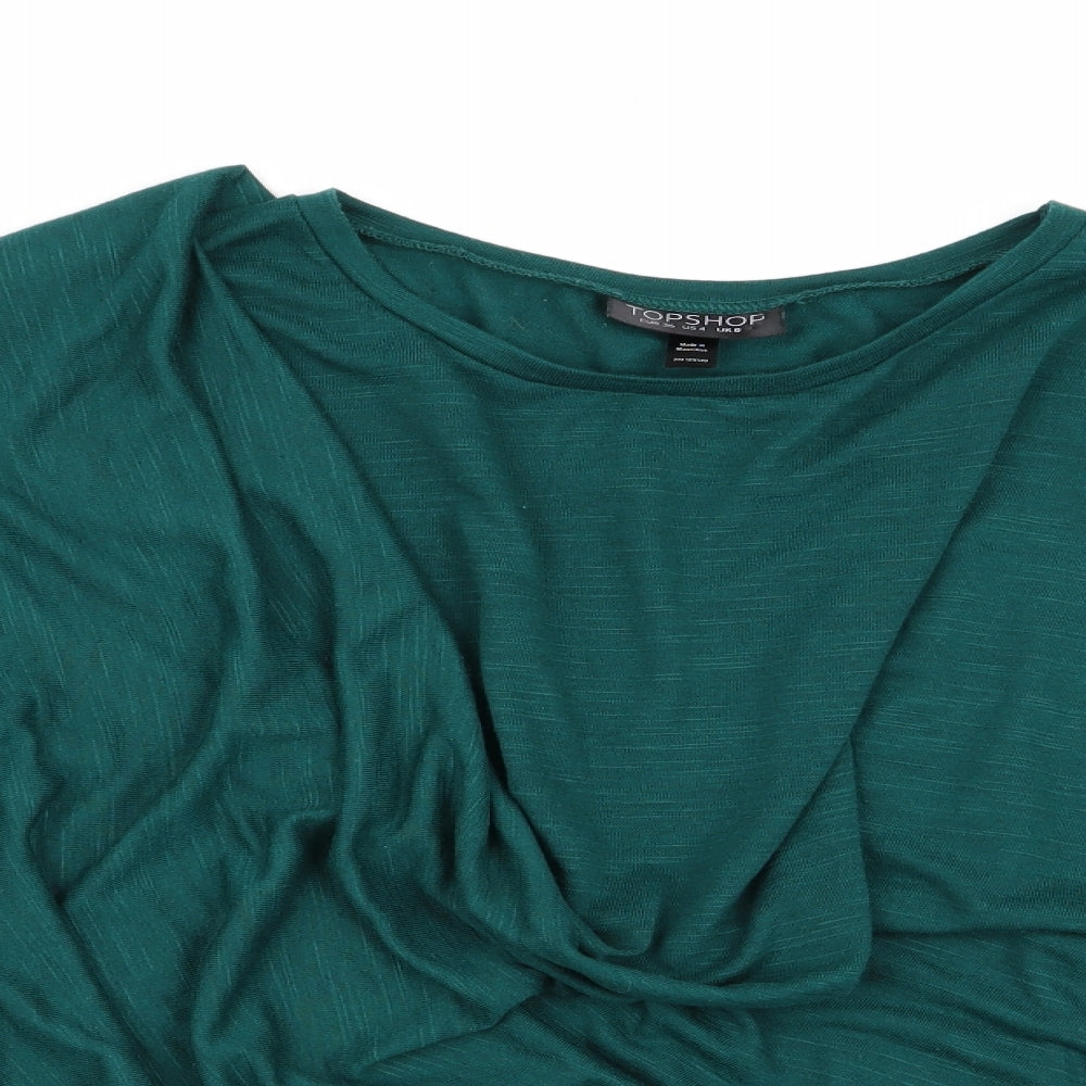 Topshop Womens Green   Pullover Jumper Size 8