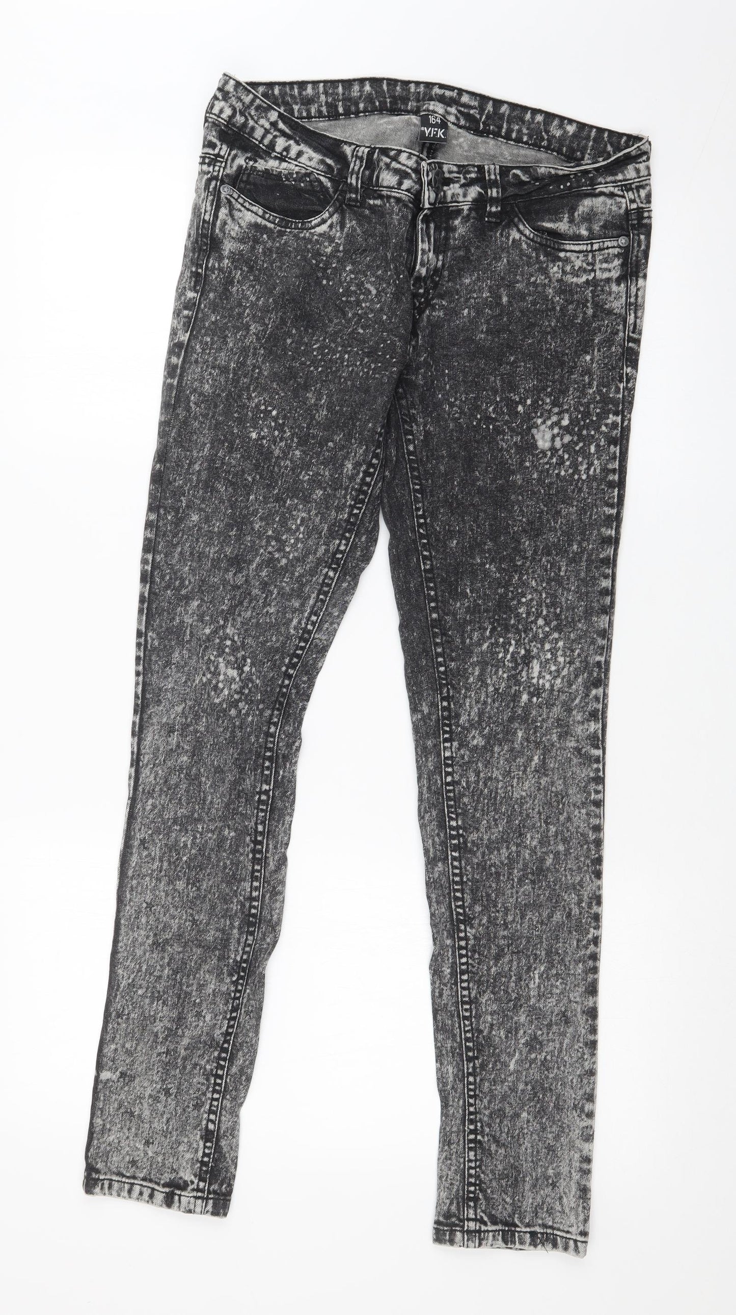 YFK Womens Black   Skinny Jeans Size 31 in L29 in