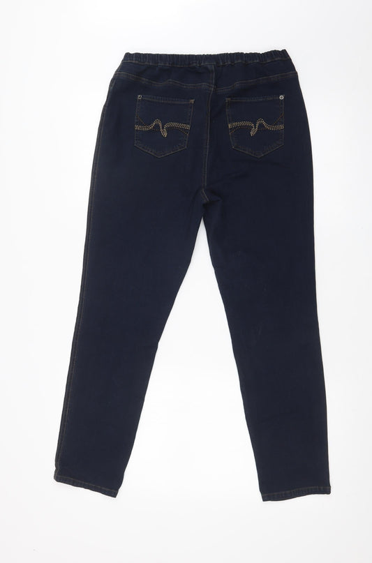 Preworn Womens Blue   Jegging Leggings Size 28 in L25 in