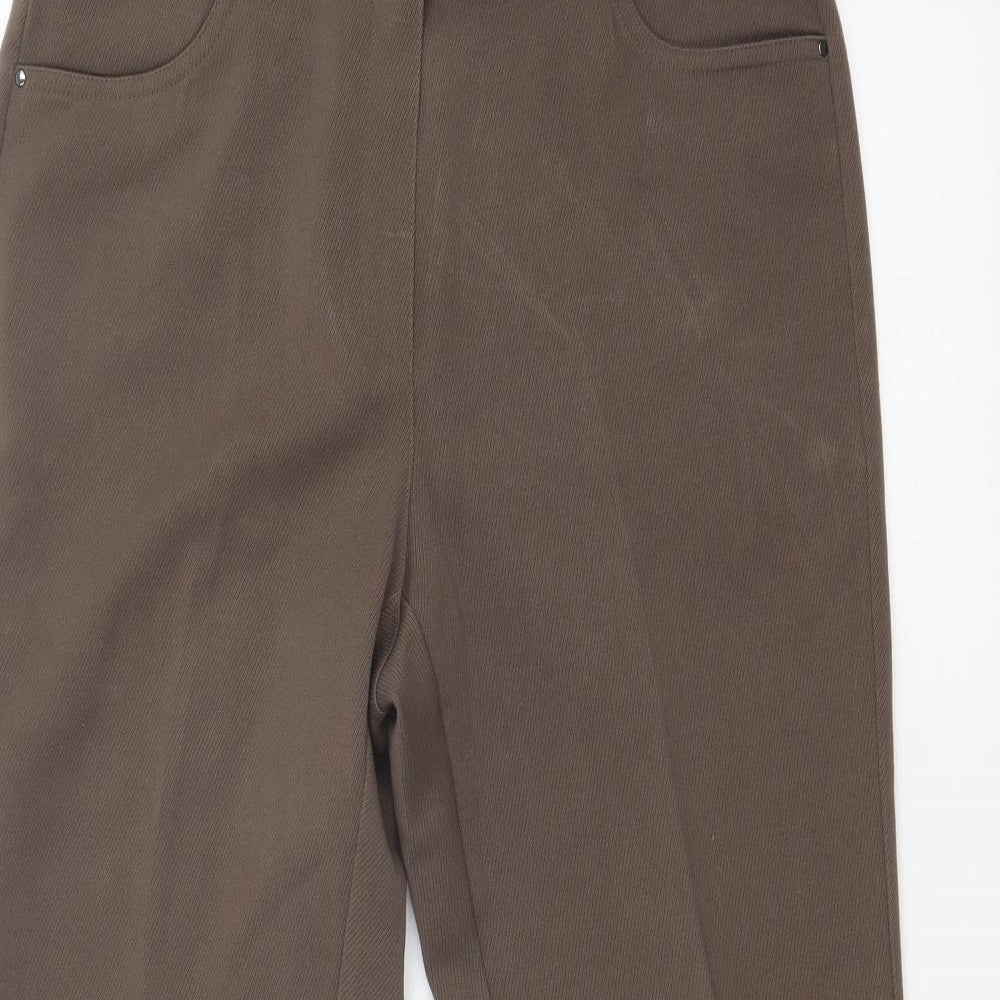 M&S Womens Beige   Trousers  Size 10 L25 in