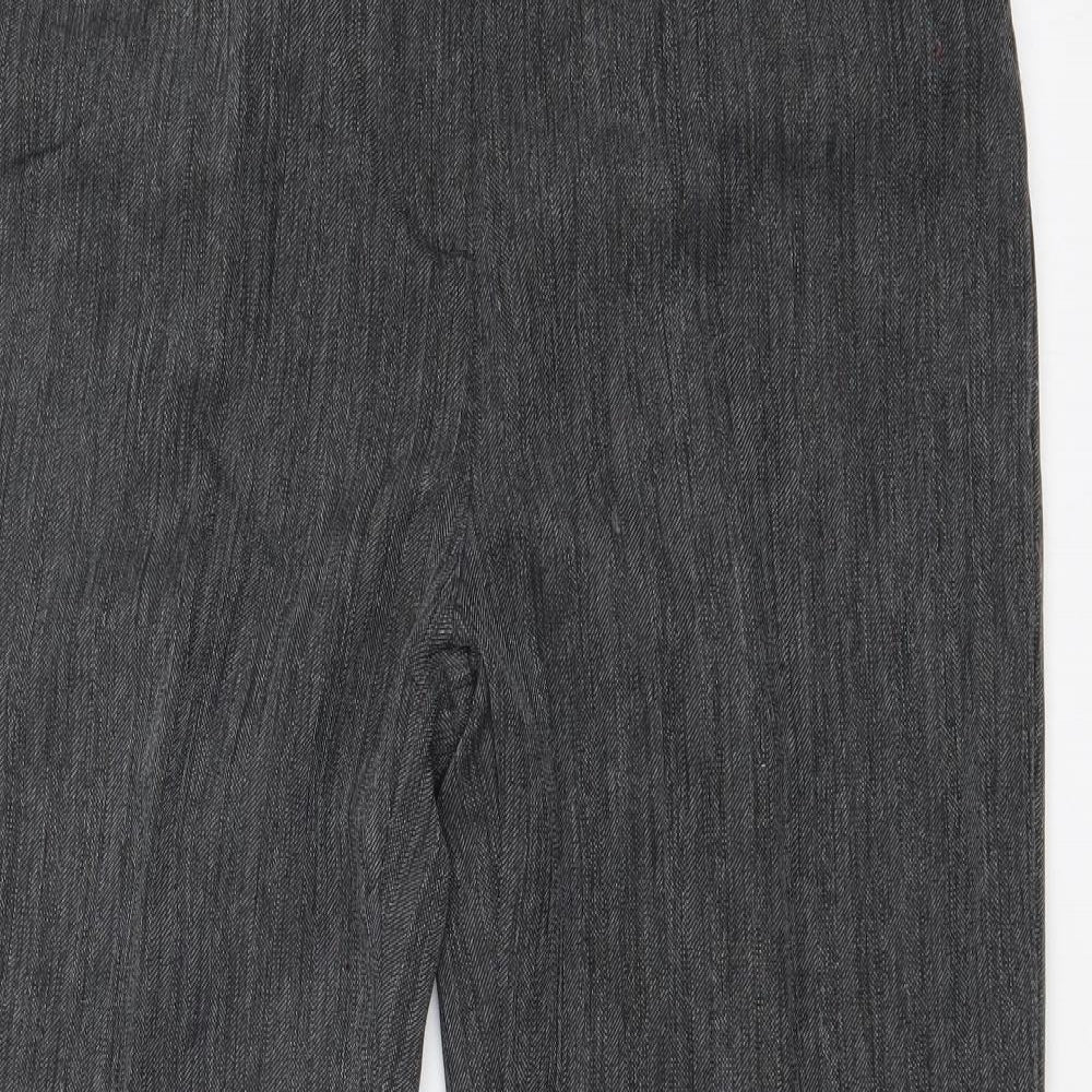EWM Womens Grey   Dress Pants Trousers Size 12 L27 in
