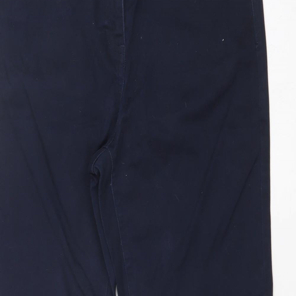 Preworn Womens Blue   Straight Jeans Size 8 L28 in