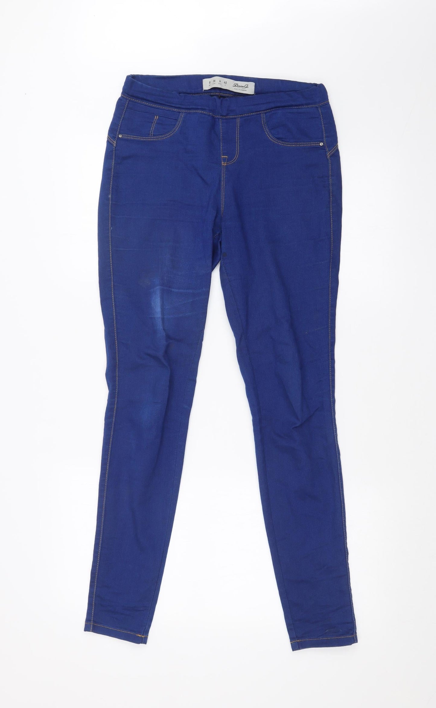 DENIM CO Womens Blue   Jegging Leggings Size 8 L29 in