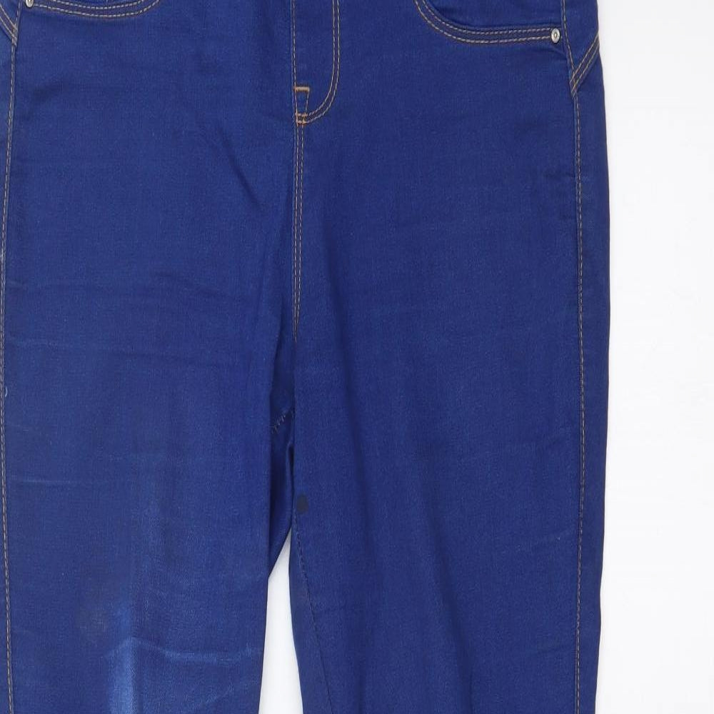 DENIM CO Womens Blue   Jegging Leggings Size 8 L29 in
