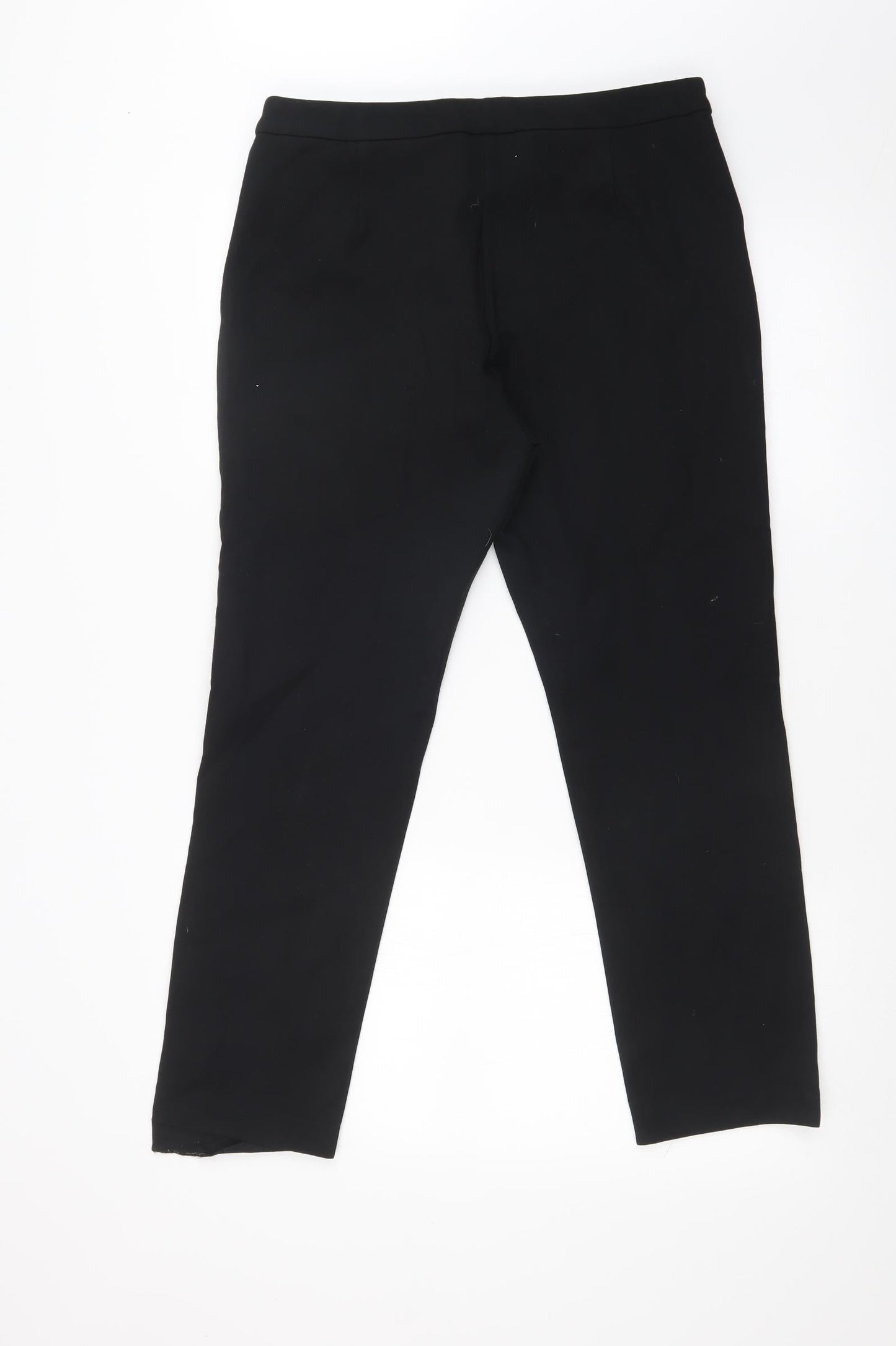 M&S Womens Black   Trousers  Size 32 in L25 in