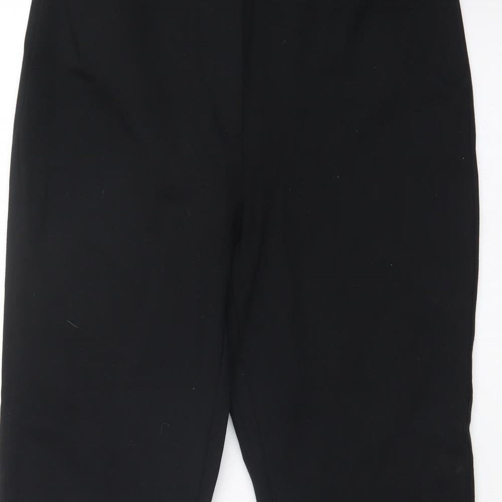 M&S Womens Black   Trousers  Size 32 in L25 in