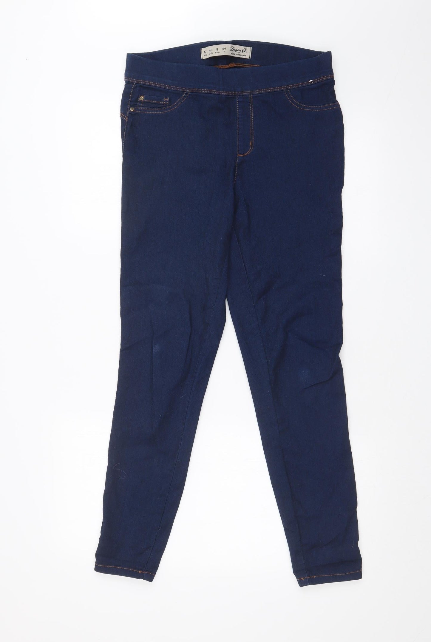 DENIM CO Womens Blue   Jegging Leggings Size 12 L27 in