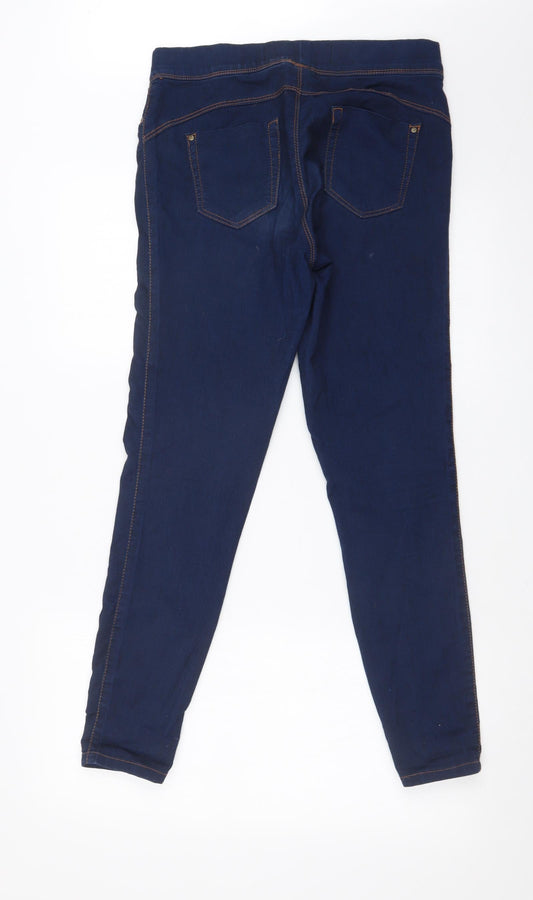 DENIM CO Womens Blue   Jegging Leggings Size 12 L27 in