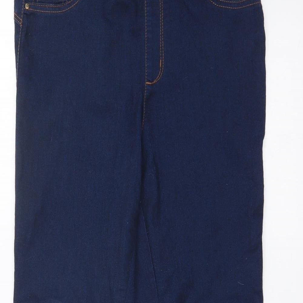 DENIM CO Womens Blue   Jegging Leggings Size 12 L27 in