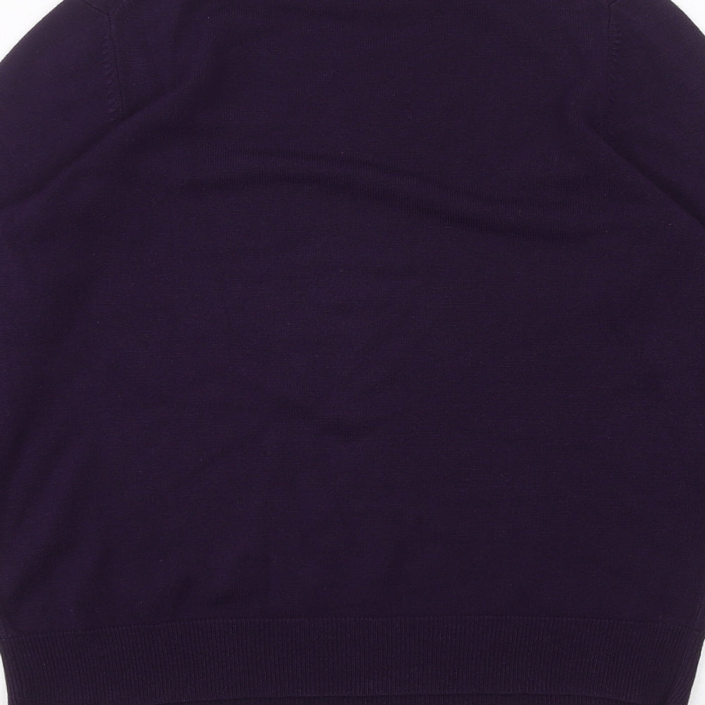 Marks and Spencer Womens Purple   Basic T-Shirt Size 8