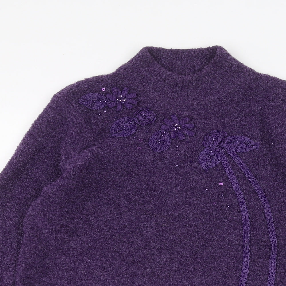 fay louise Womens Purple   Pullover Jumper Size S