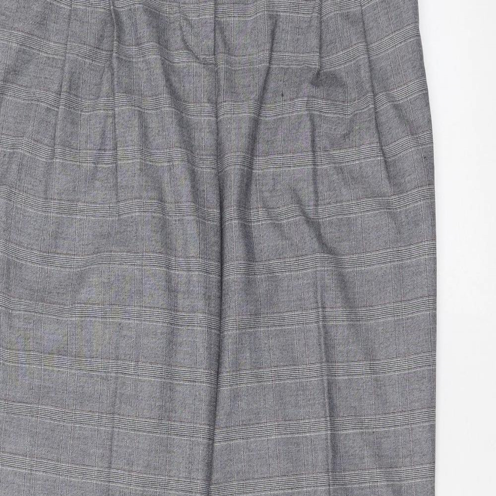 Per Una Womens Grey   Trousers  Size 14 L27 in