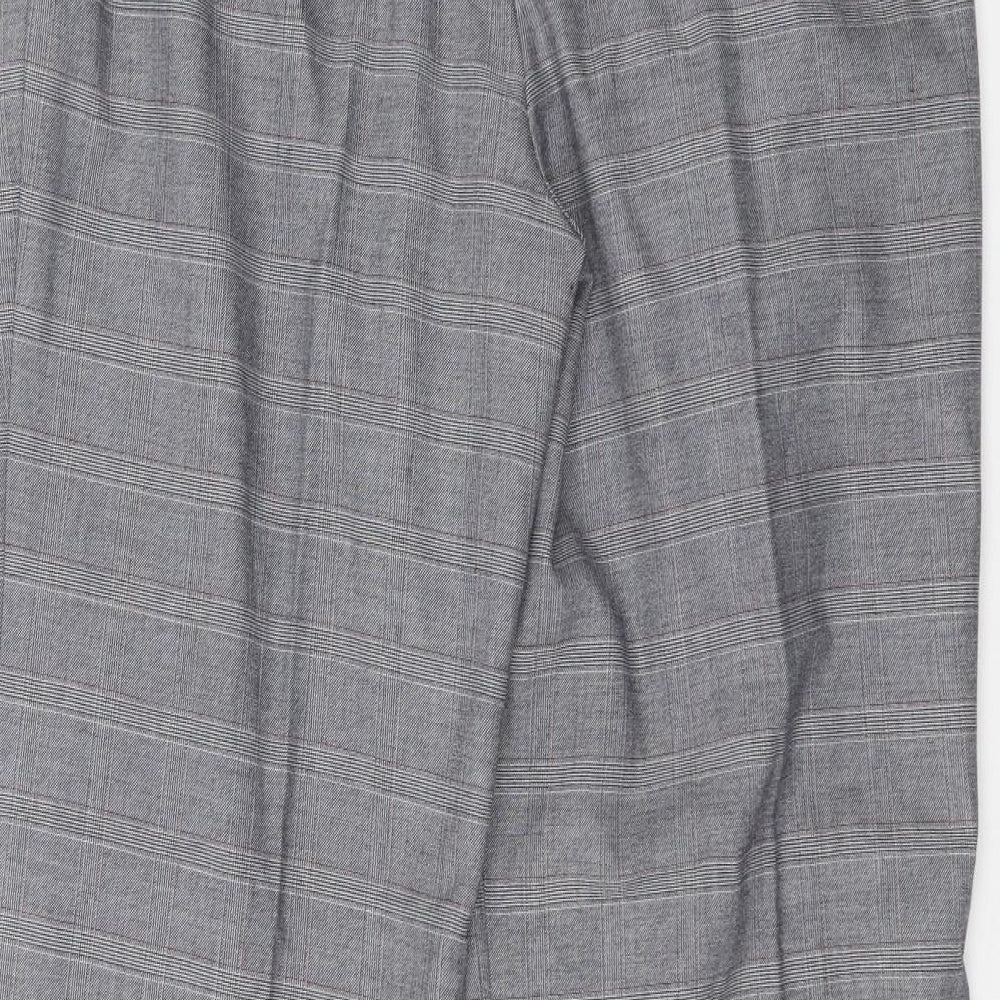 Per Una Womens Grey   Trousers  Size 14 L27 in