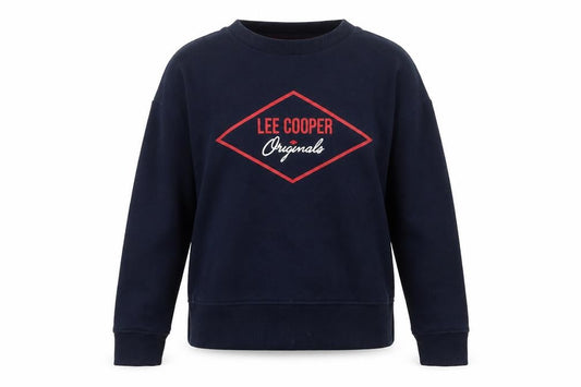 Womens UK 12 Regular Lee Cooper Blue Pullover