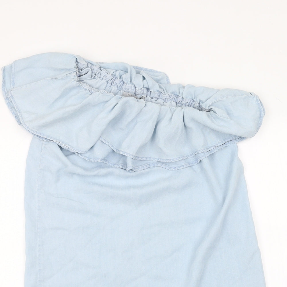 New Look Womens Blue   Basic T-Shirt Size 8