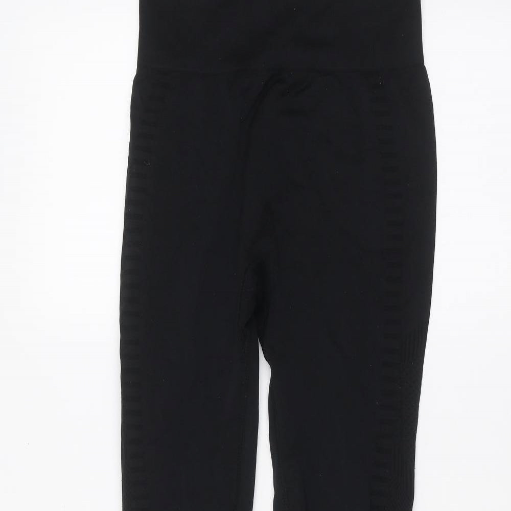 South Beach Womens Black   Jogger Leggings Size XS L26 in