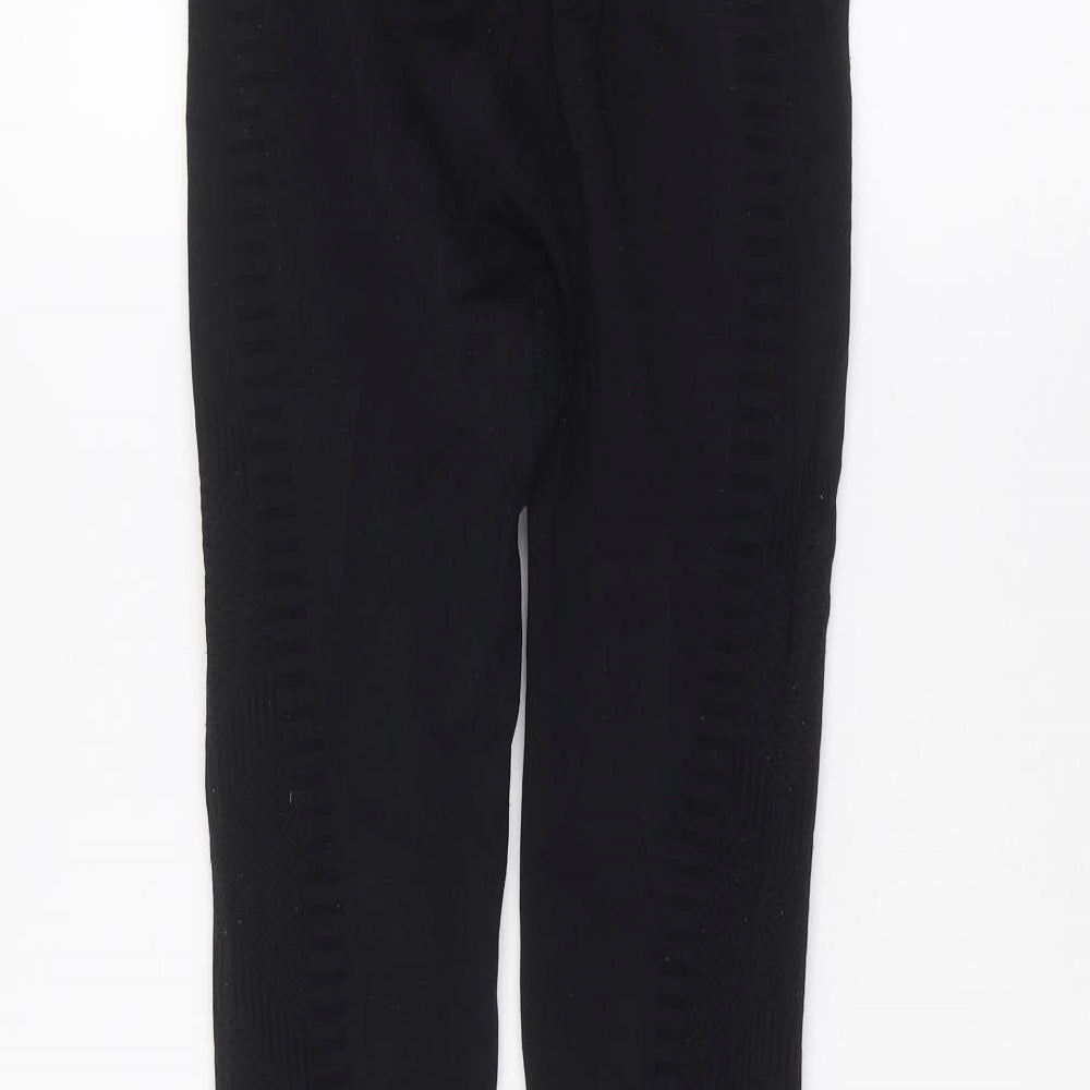 South Beach Womens Black   Jogger Leggings Size XS L26 in